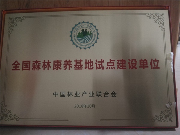 “森林康養基地試點建設單位”